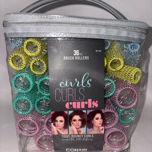 Conair Curls Brush Rollers Set - Multicolor